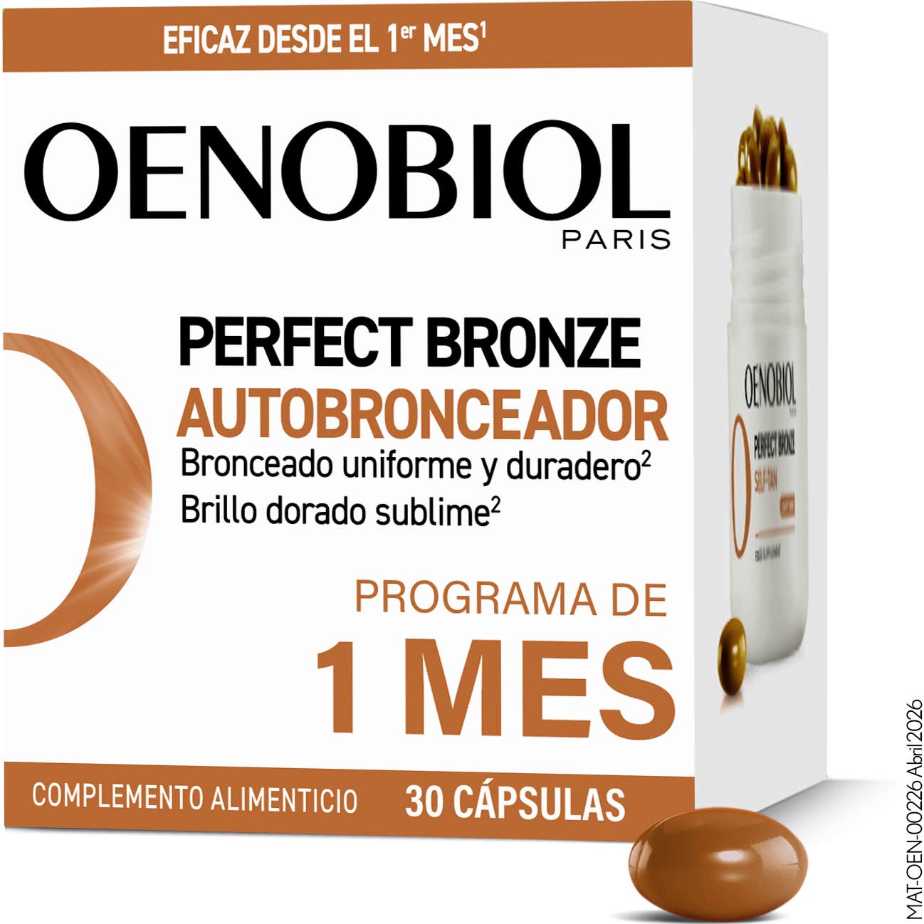 Oenobiol Perfect Bronze Autobronceador Intenso 30caps