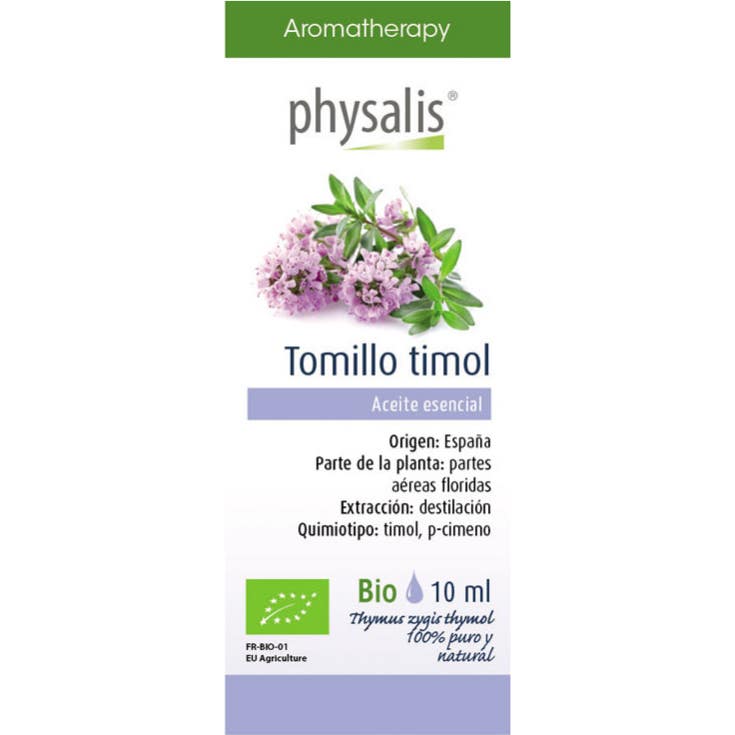 Physalis Aceite Esencial de Tomillo Timol Bio 10 ml