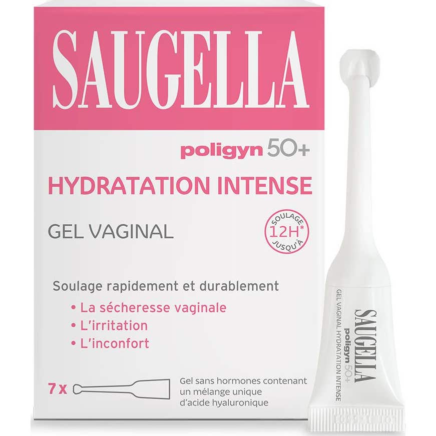 Saugella Poligyn 50+ Gel Vaginal Hidratación Intensa 7x4 ml