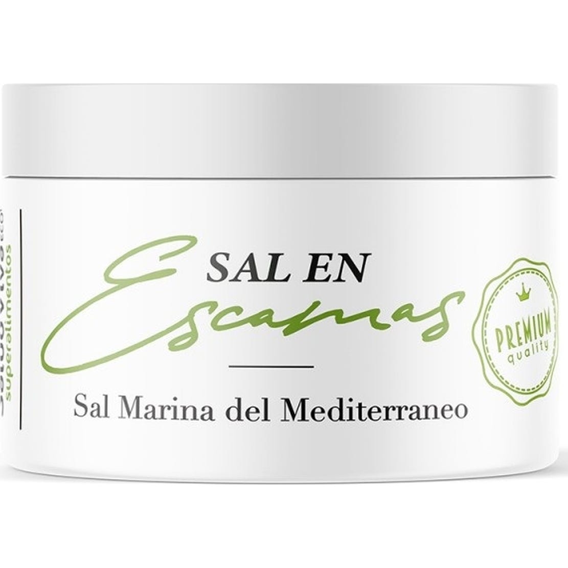 Salud Viva Sal Marina Mediterráneo Natural Escama 80g