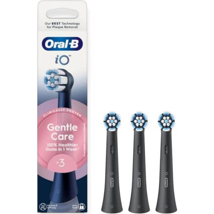 Oral-B Io Gentle Care Cepillo Negro 3 uds