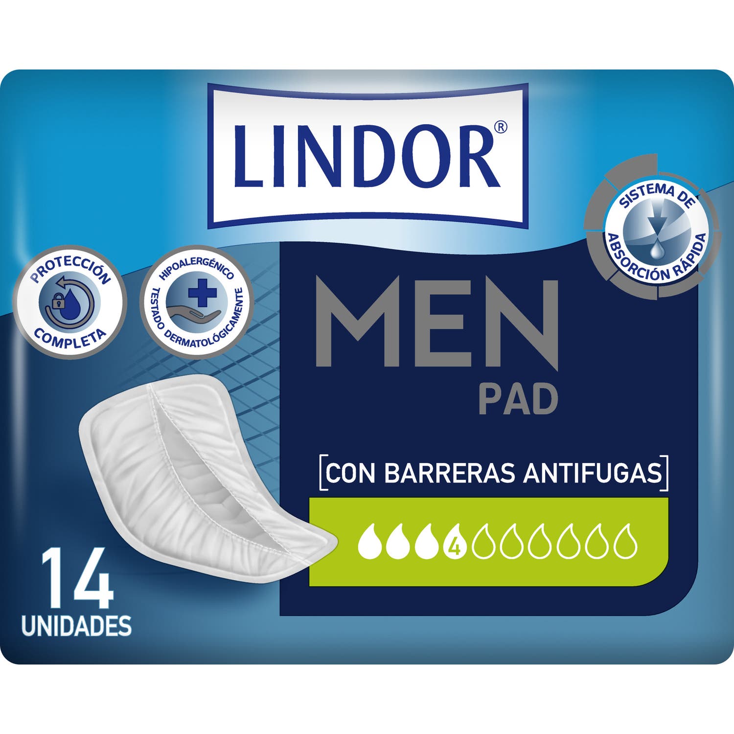 Lindor Men Pad Extra 14uds