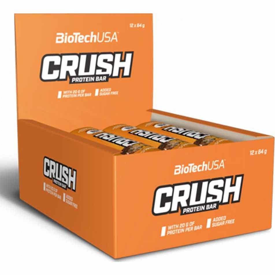 BioTech USA Crush Bar Chocolate Peanut Butter 12x64g | Natural Doctor