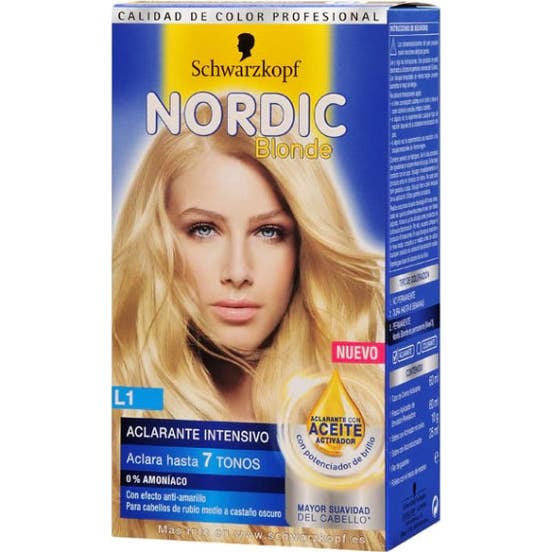 Schwarzkopf Nordic Blonde L1 Aclarante Intensivo 1ud