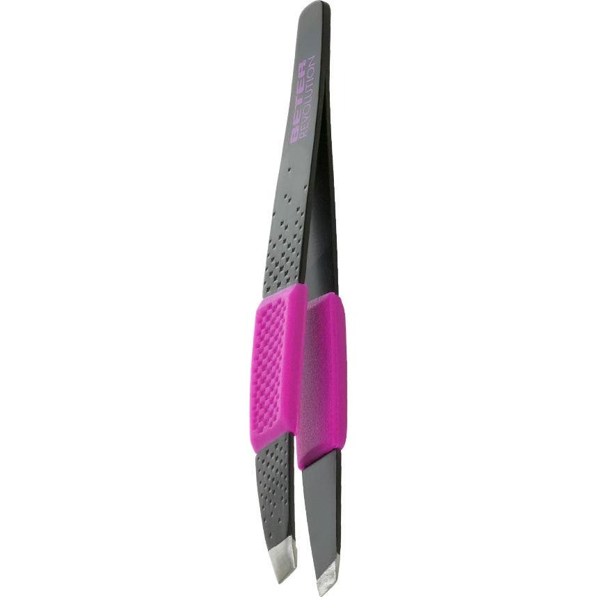 Pinza Depilación Punta Biselada Grip