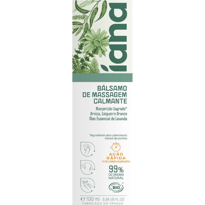 Iana Blanco/Lavanda Bálsamo De Masaje 100 Ml - Imagen 2