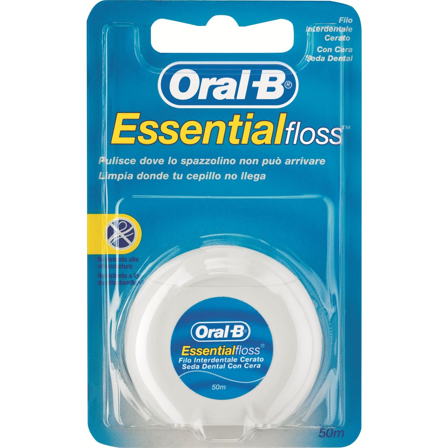 Oral-B Essential Floss seda dental con cera 50m 1ud