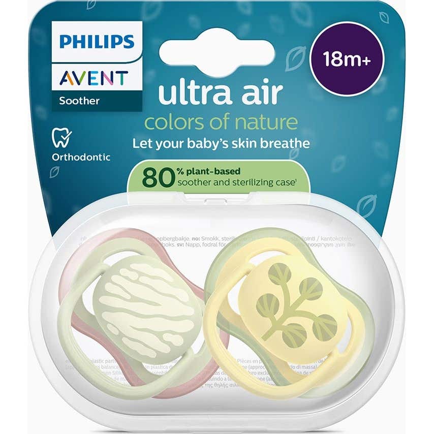 Philips Avent Ultra Air Deco 18M+ Mint/Ivory 2uds