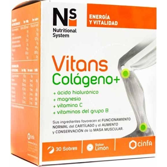 Ns Nutritional System Ns Vitans Colágeno+ 30 Sobres