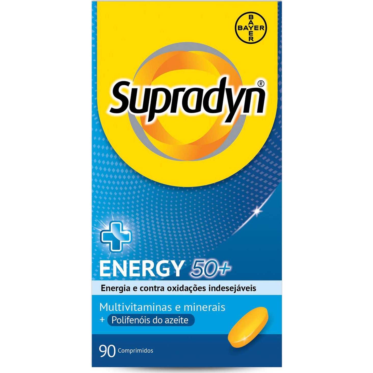 Supradyn Energy 50+ Multivitamínico 90comp