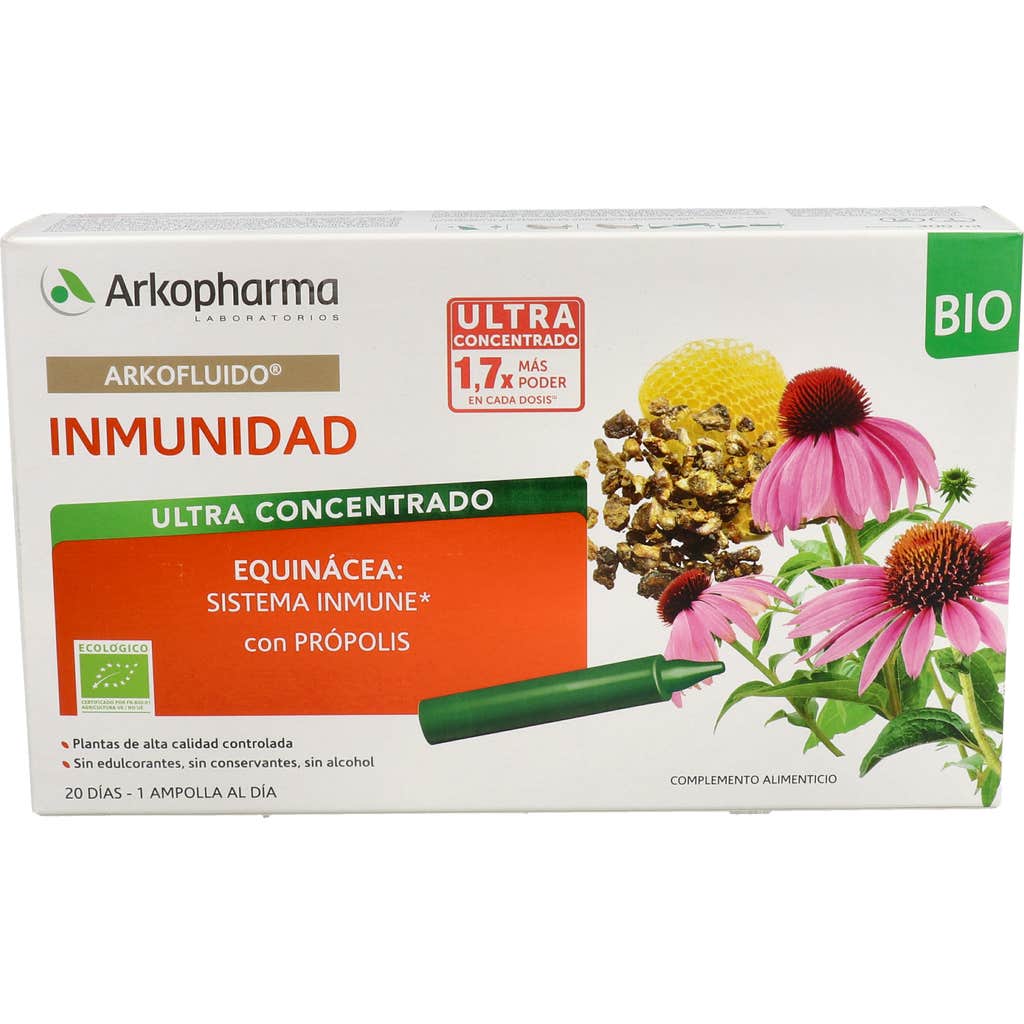 Arkopharma Arkofluido Inmunidad Equinácea con Própolis Bio 20x15ml | Natural Doctor