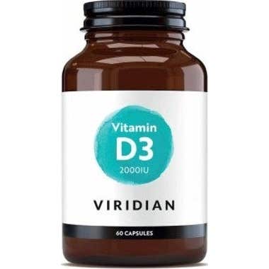 Viridian Vitamina D3 Vegana 2000 Iu 60 Cápsulas - Imagen 3