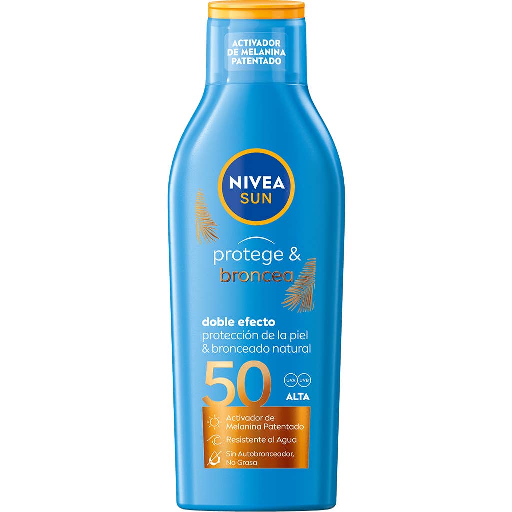 Nivea Sun Protege Broncea Leche SPF50 200ml