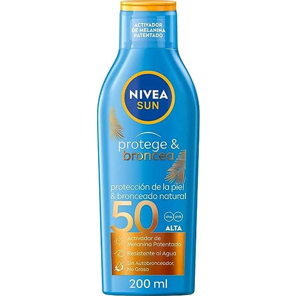Nivea Sun Protege Broncea Leche SPF50 200 ml