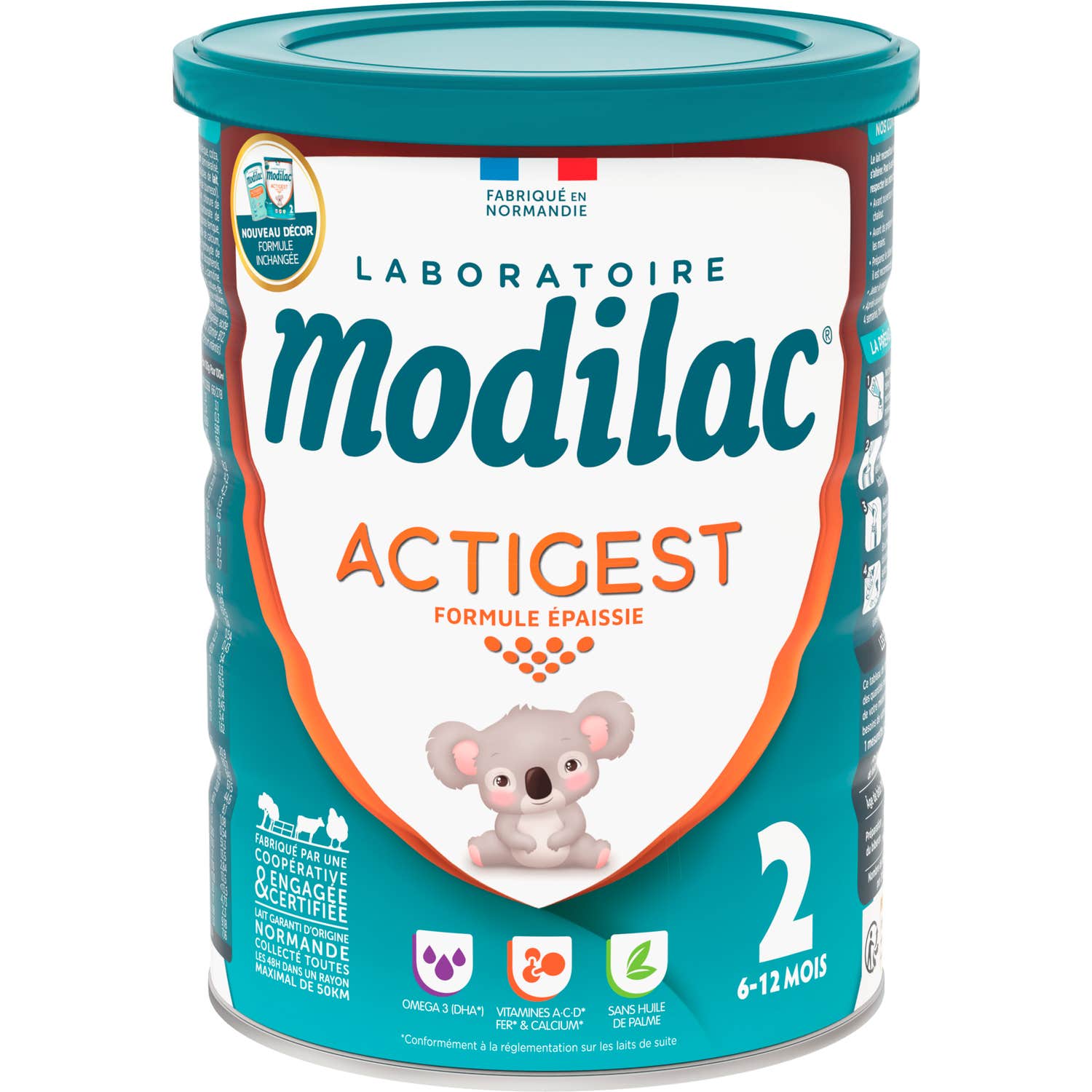 Modilac Expert Actigest Lait 2ème Âge 800g