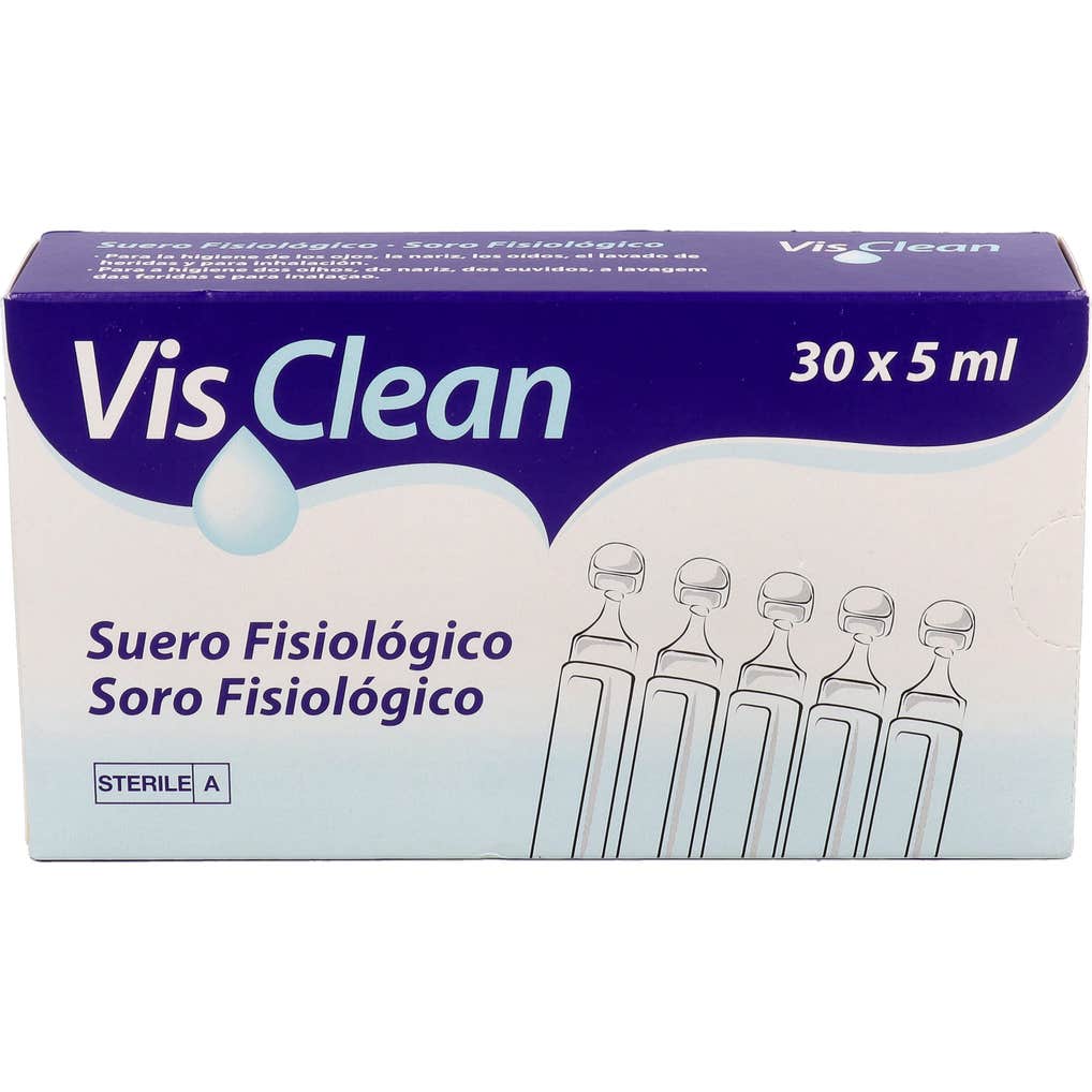 Vaza Visclean Suero Fisiológico Unidosis 30x5ml