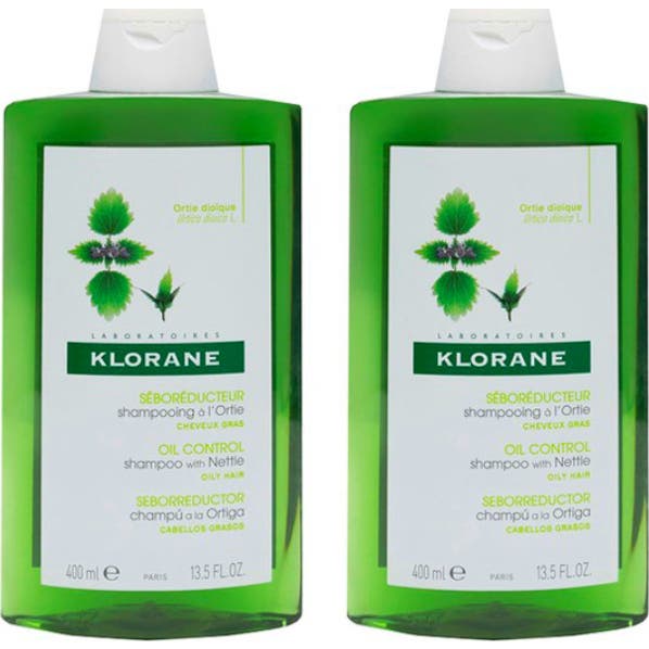 Klorane Seborreductor Champú a la Ortiga 2x400ml
