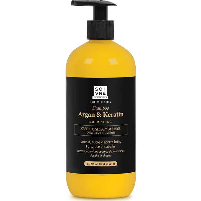 Soivre champú nutritivo argán y keratina 500ml