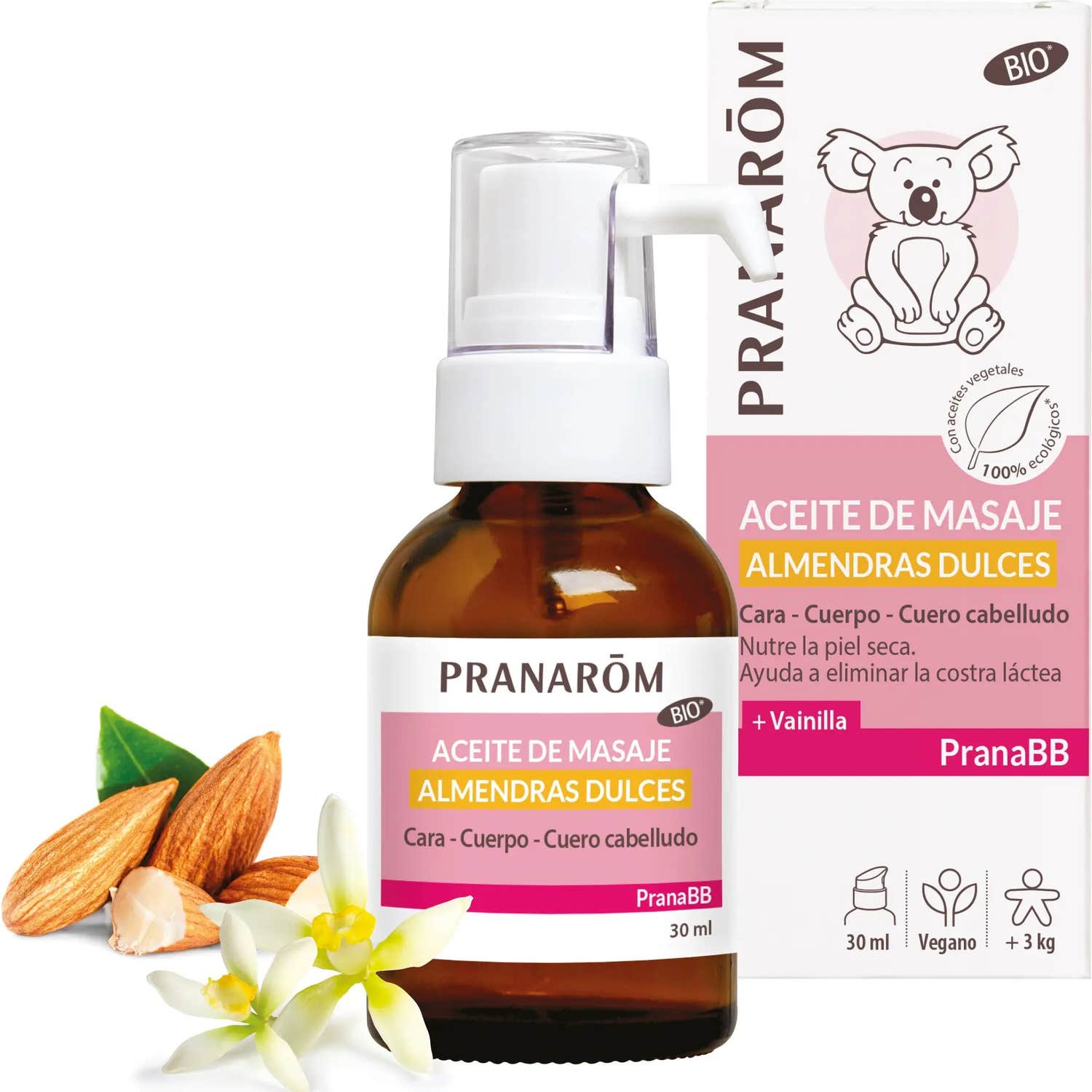 Pranarôm PranaBB Aceite de Masaje Almendras Dulces 30ml