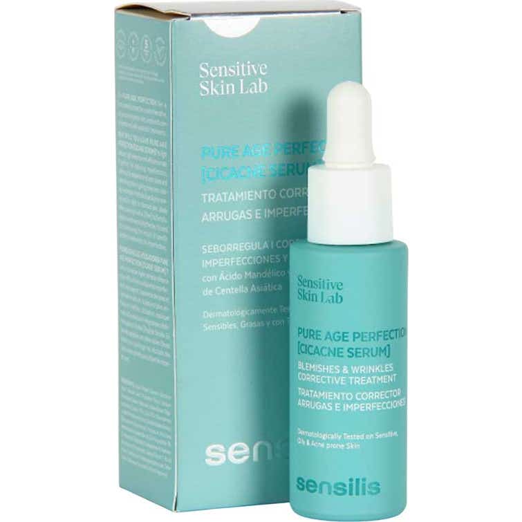 Sensilis Pure Age Perfection [Cicacne Serum] Tratamiento Corrector Arrugas y Imperfecciones 30ml