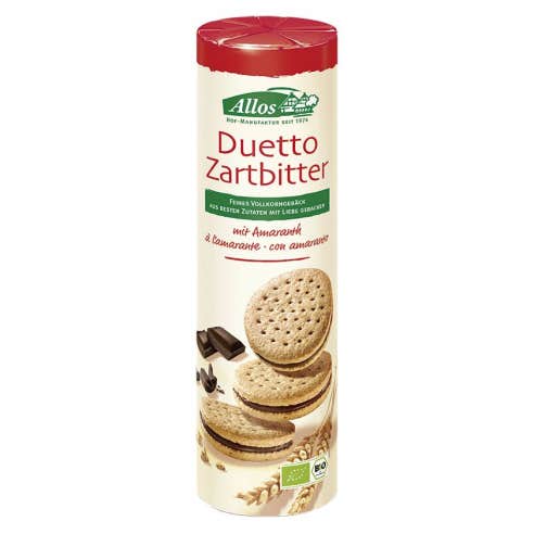 Allos galletas Rellenas de Chocolate Negro Bio 330 g