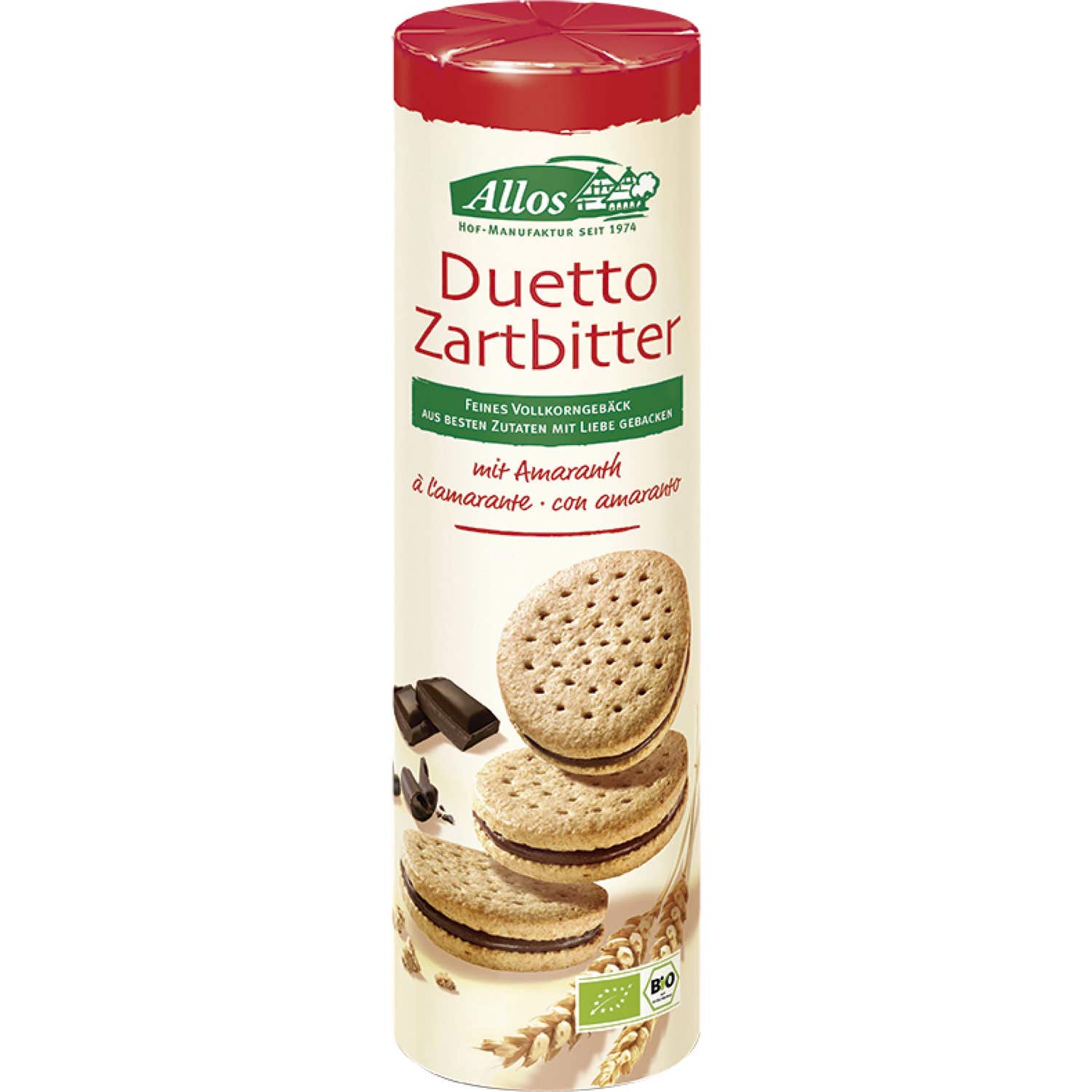 Allos Galletas Rellenas De Chocolate Negro Bio 330g
