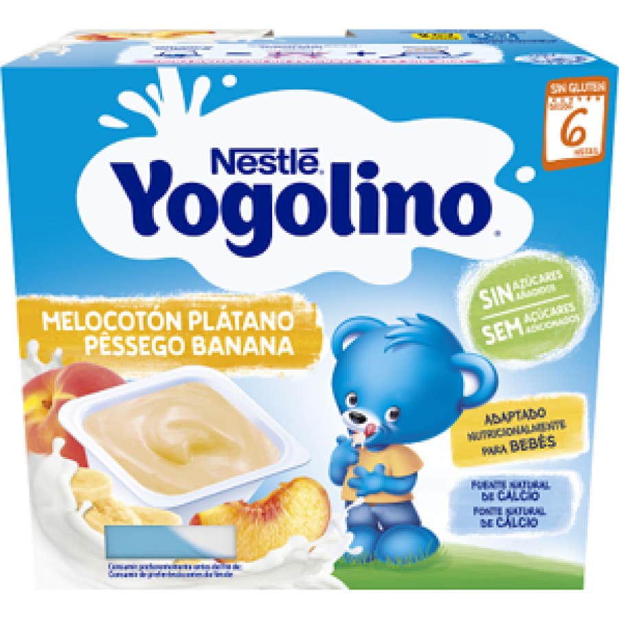 Nestle Yogolino Melocotón Plátano 4x100g