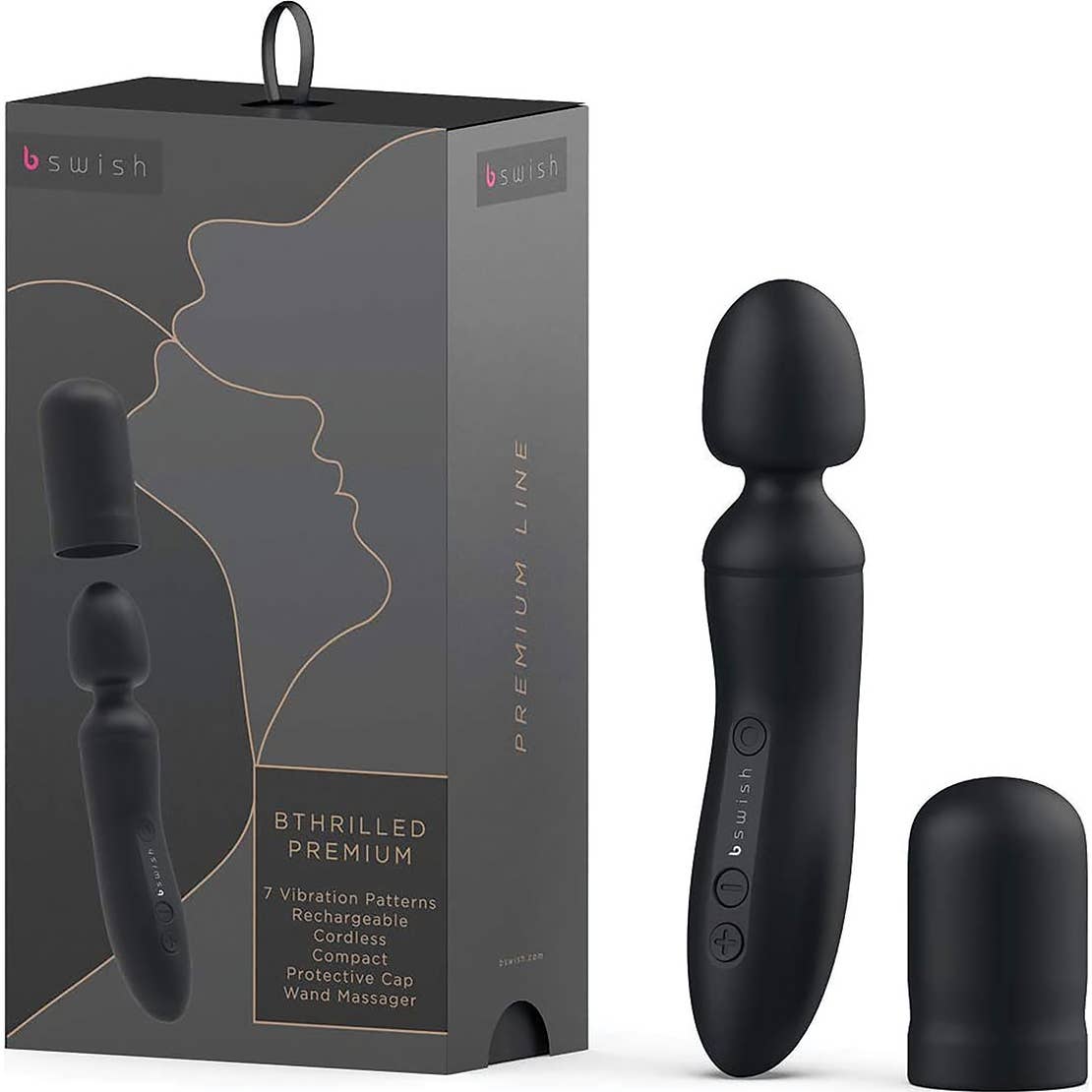 Bswish Bthrilled Premium Line Masajeador Negro 1ud