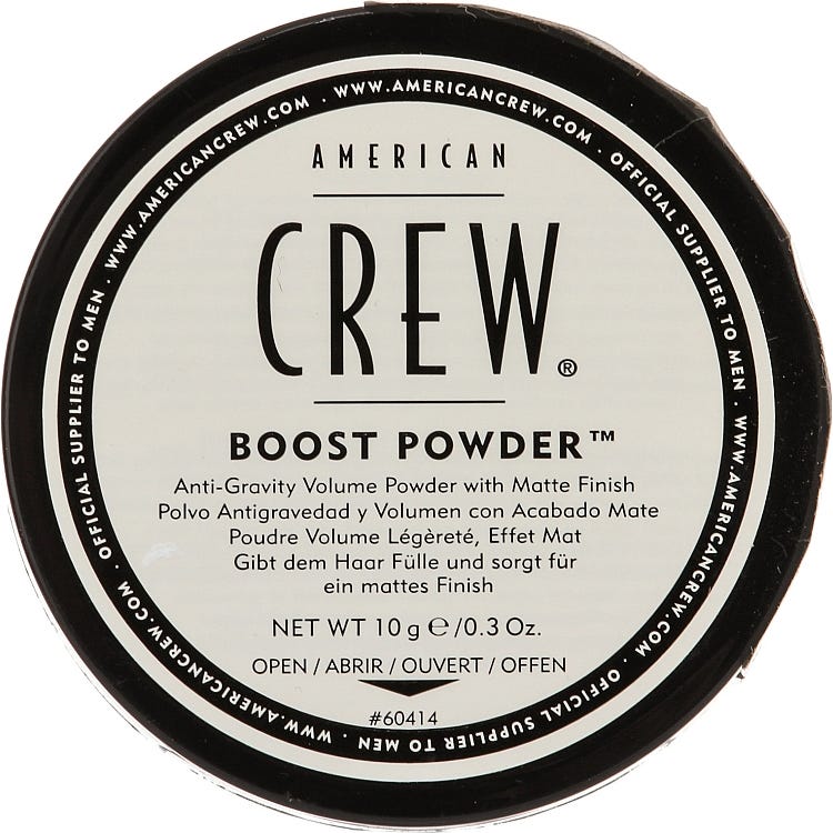 American Crew Boost Powder Polvo Antigravedad y Volumen Acabado