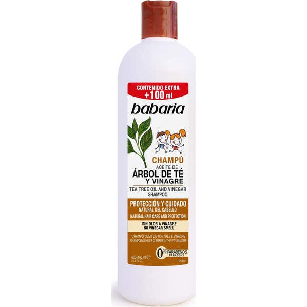 Babaria champú de extracto de vinagre 600ml