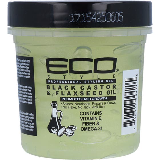 Eco Styler Gel Fijador Ricino Negro Sin Alcohol Fuerte 236ml
