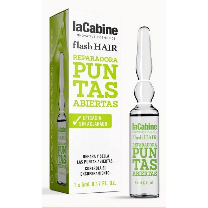 La Cabine Flash Hair Ampolla Reparadora Puntas Abiertas 5 ml