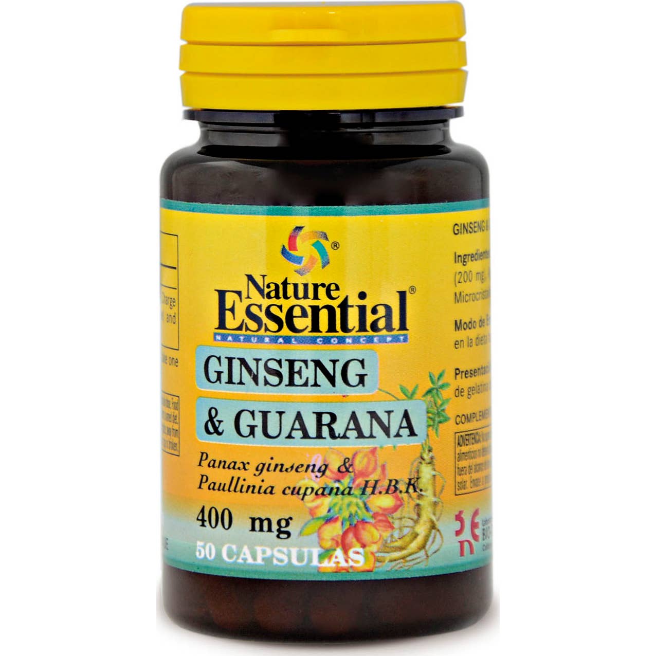 Nature Essential ginseng y guaraná 50cáps