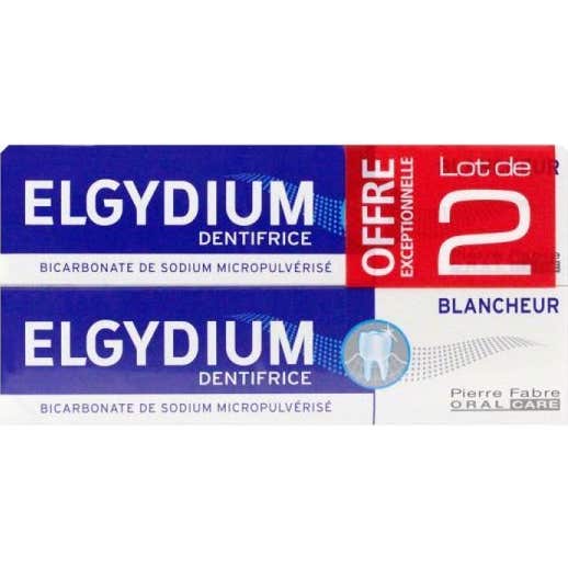 Elgydium Pasta de Dientes Blanqueadora 2 X75 ml