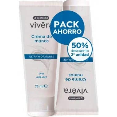 Vivera Crema Acofarma Manos Ultrahidratante 2X75ml - Imagen 3