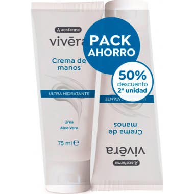 Acofarma Vivera Crema Manos Ultrahidratante 2x75ml