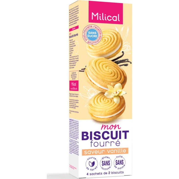 Milical Galletas Rellenas de Vainilla