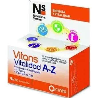 Ns Vitans Vitalidad A-Z 100comp