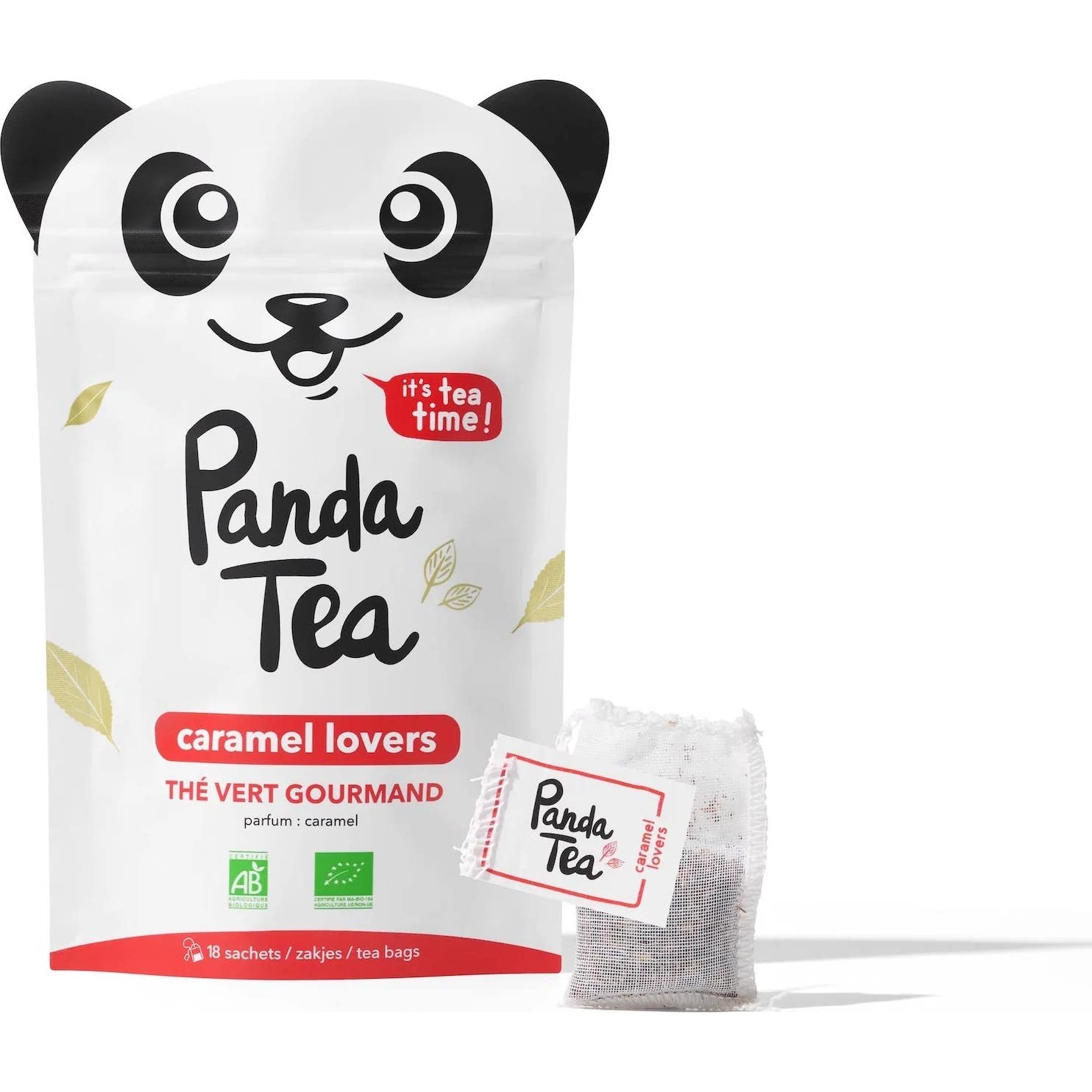 Panda Tea Caramel Lovers Té Verde Gourmet 18 Sobres | Natural Doctor