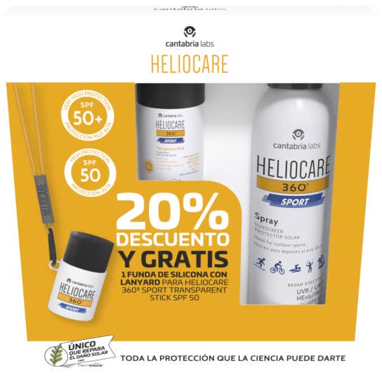 Heliocare 360º Sport Pack Spray SPF50 100ml + Stick SPF50 25g