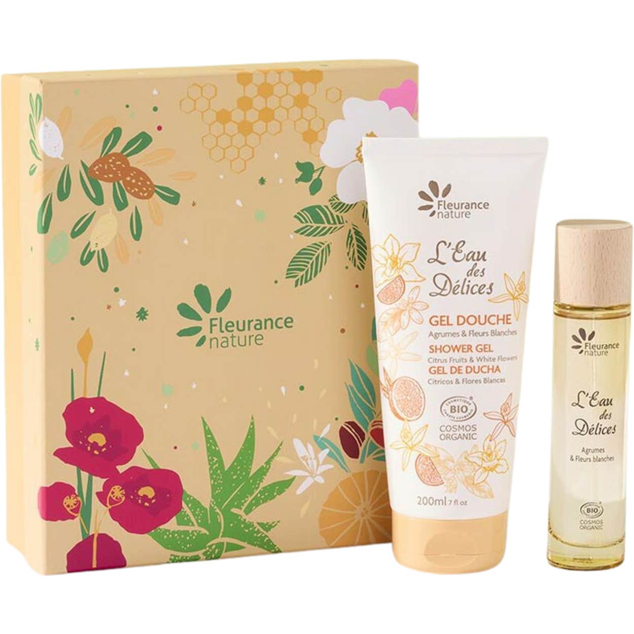 Fleurance Nature Cofre Cítrico y Flores Blancas 1ud