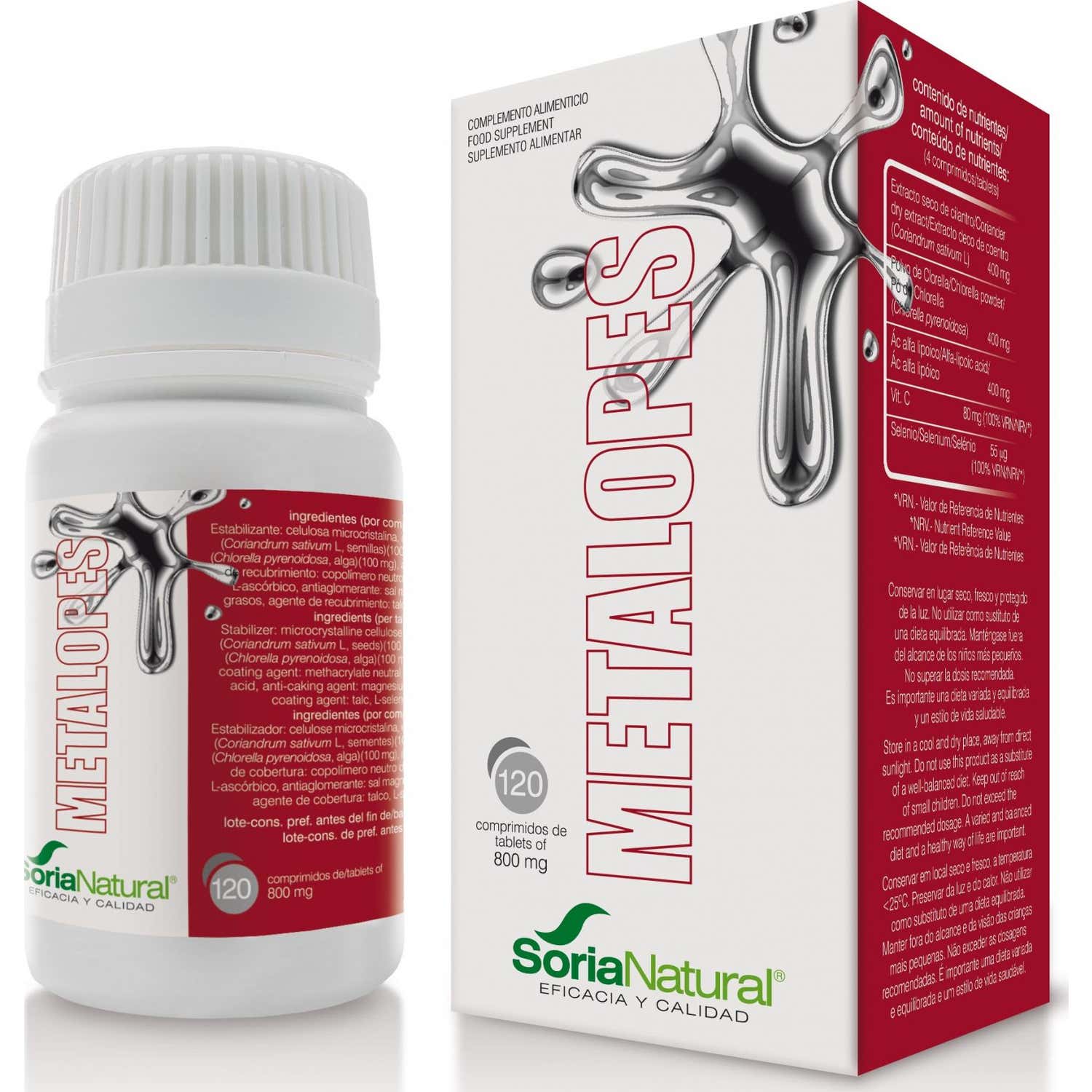 Soria Natural Metalopes 120 Comp