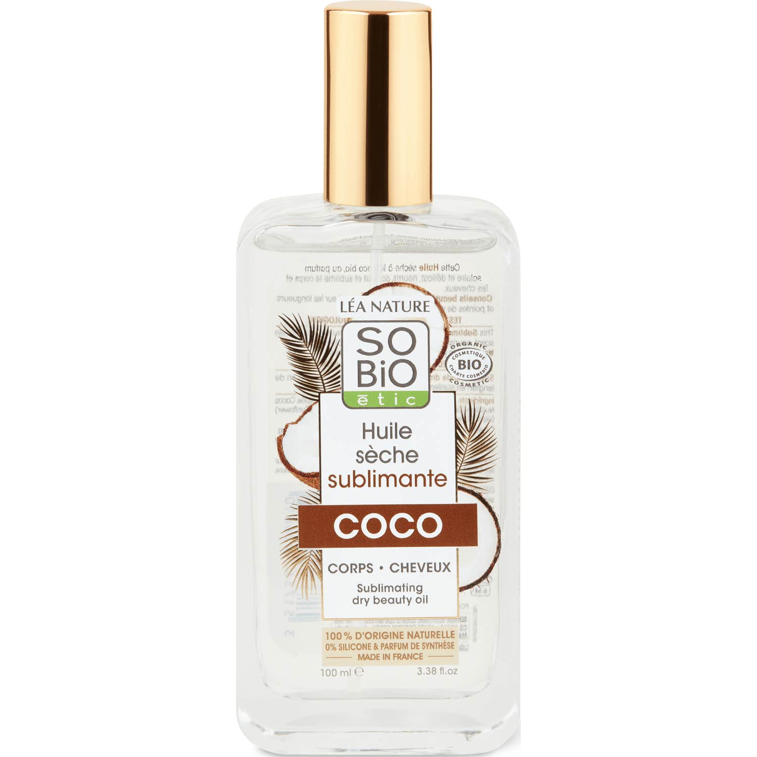 'So''Bio Étic Aceite Seco Cuerpo Cabello Coco Bio 100ml'