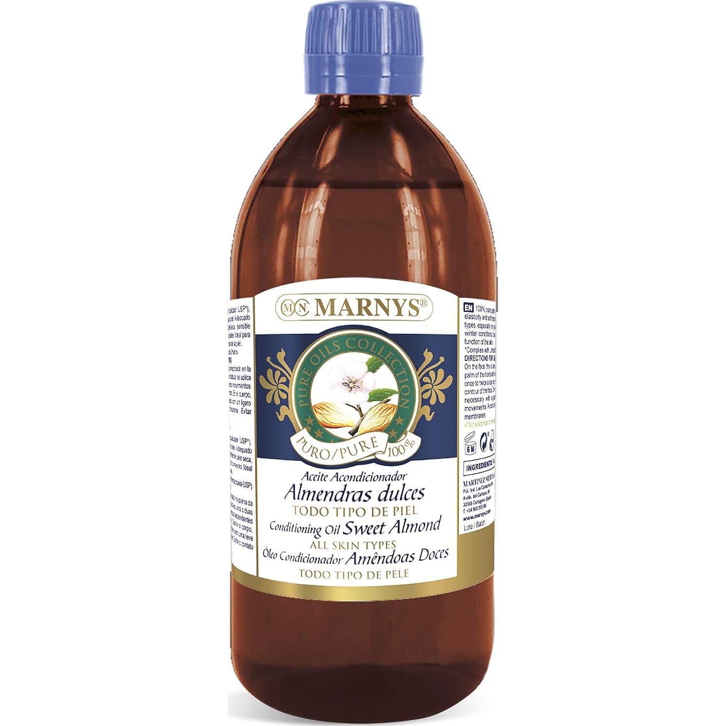 Marnys Aceite Puro de Almendras Dulces Acondicionador 1L