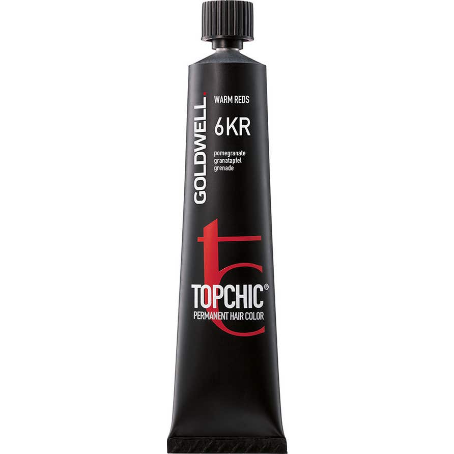 Goldwell Topchic Permanent Hair Color 6KR Pomegranate 60ml