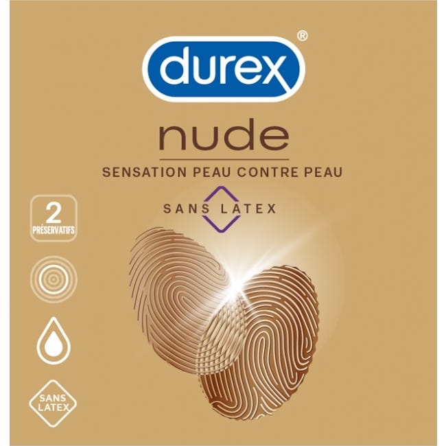 Durex Preservativos Nude Latex Free 2uds