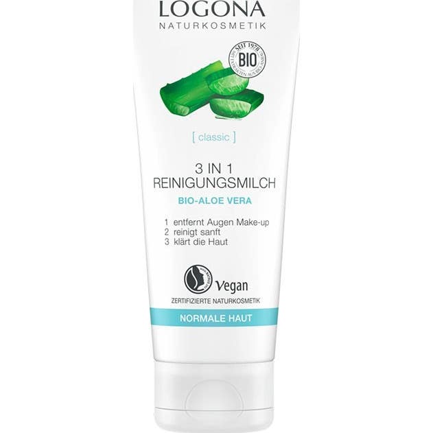 Logona Leche Limpiadora 3 en 1 Aloe Vera 100 ml