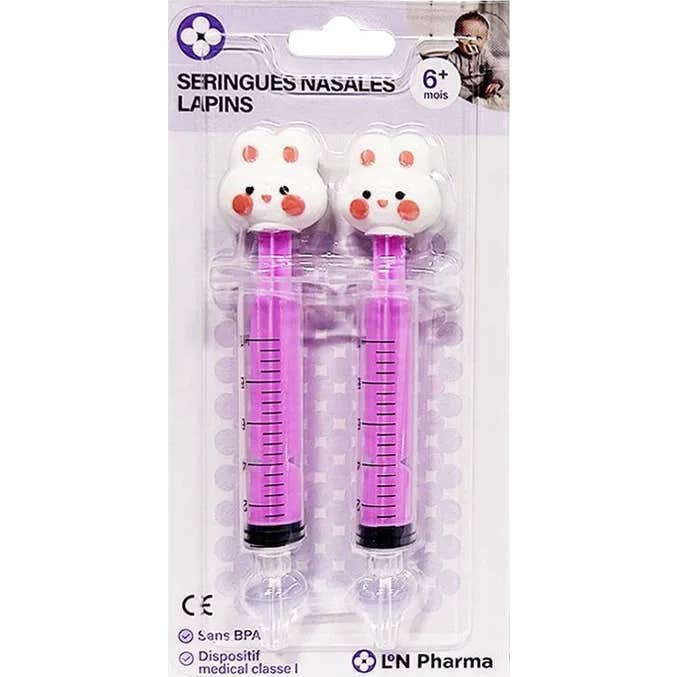 L2N Baby Jeringas Lavado Nasal Rabbit 2uds