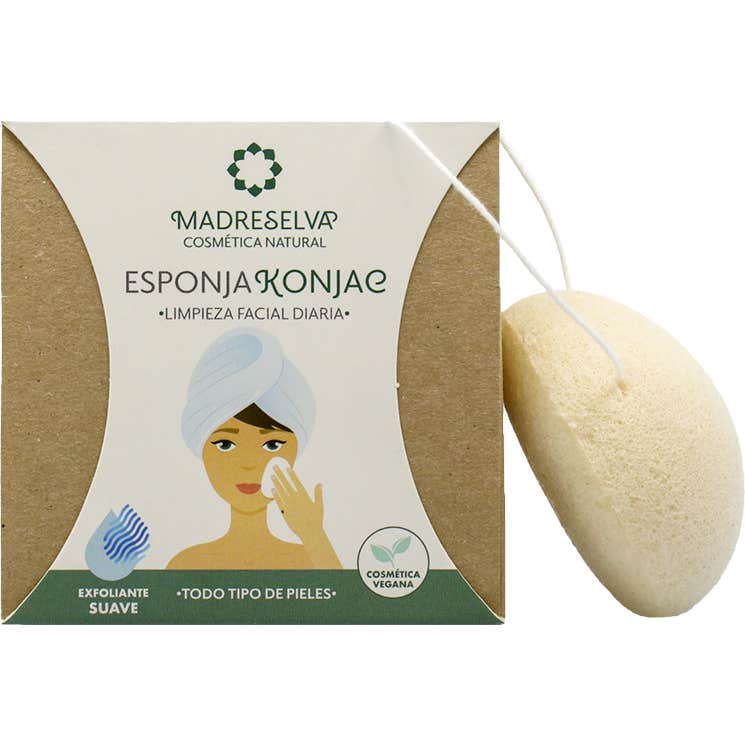 Madreselva Esponja Konjac Natural 1ud
