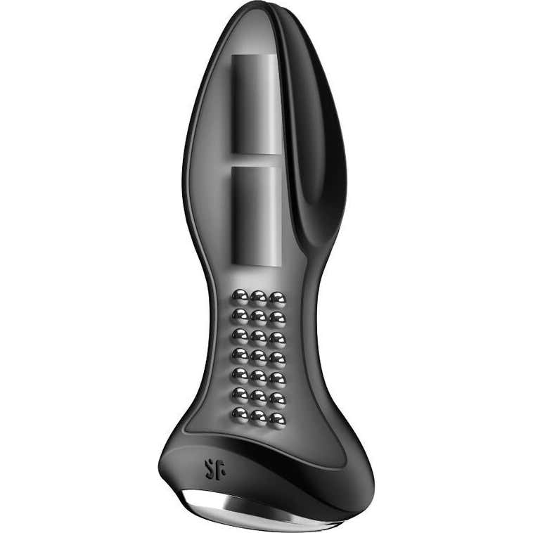 Satisfyer Rotator Plug 2+ Plug Vibrador Negro 1ud